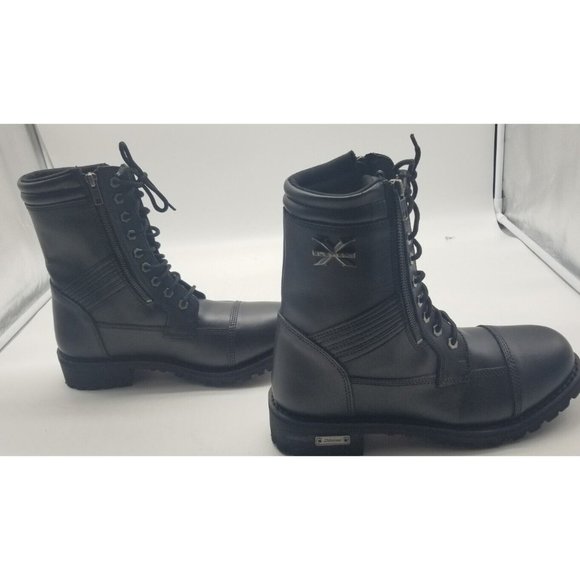 Xelement \'Impact\' 1506 Black Lace-Up Motorcycle Biker Boots Men\'s Size 10 NWT main image 10